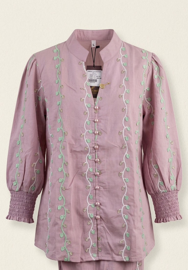 Blush Mint Embroidered Co-ord Set