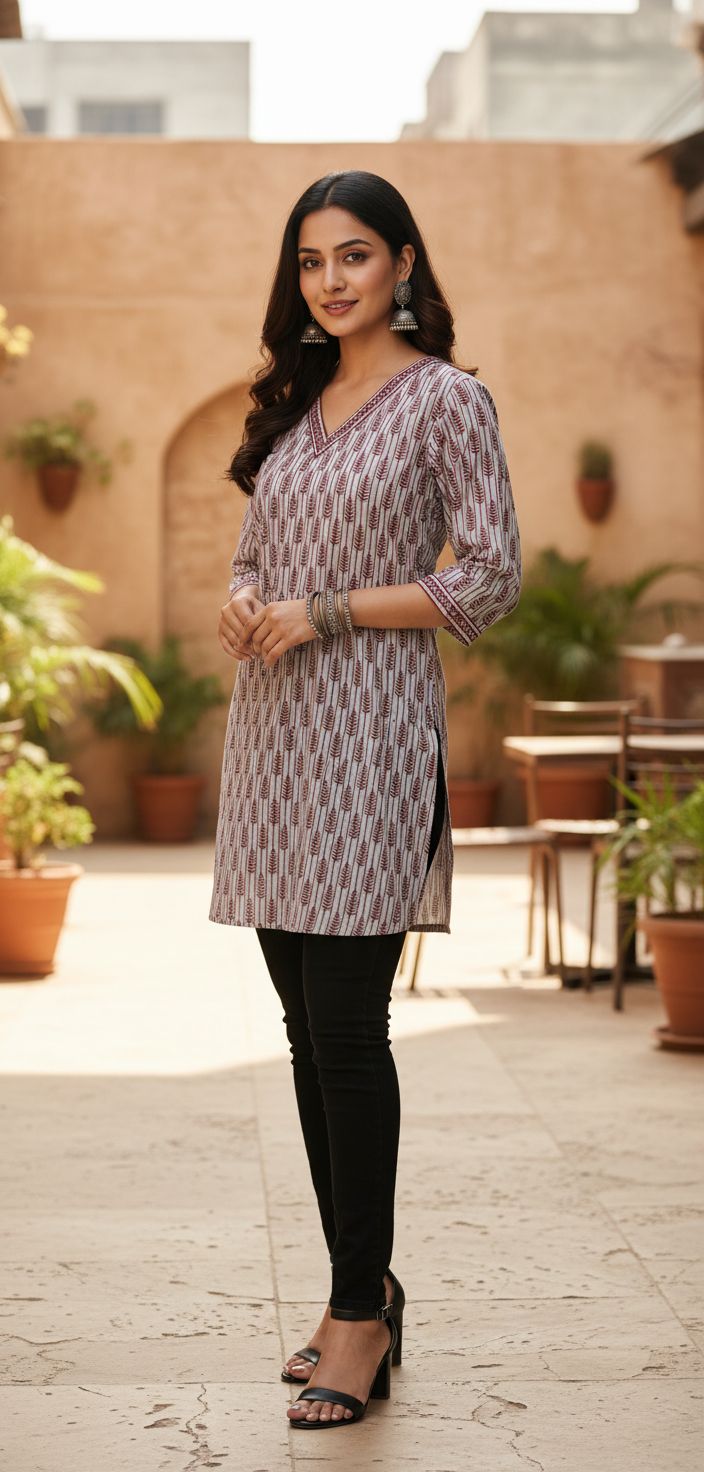 The Artisan Print Everyday Kurta