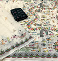 Ivory Warli Art Saree